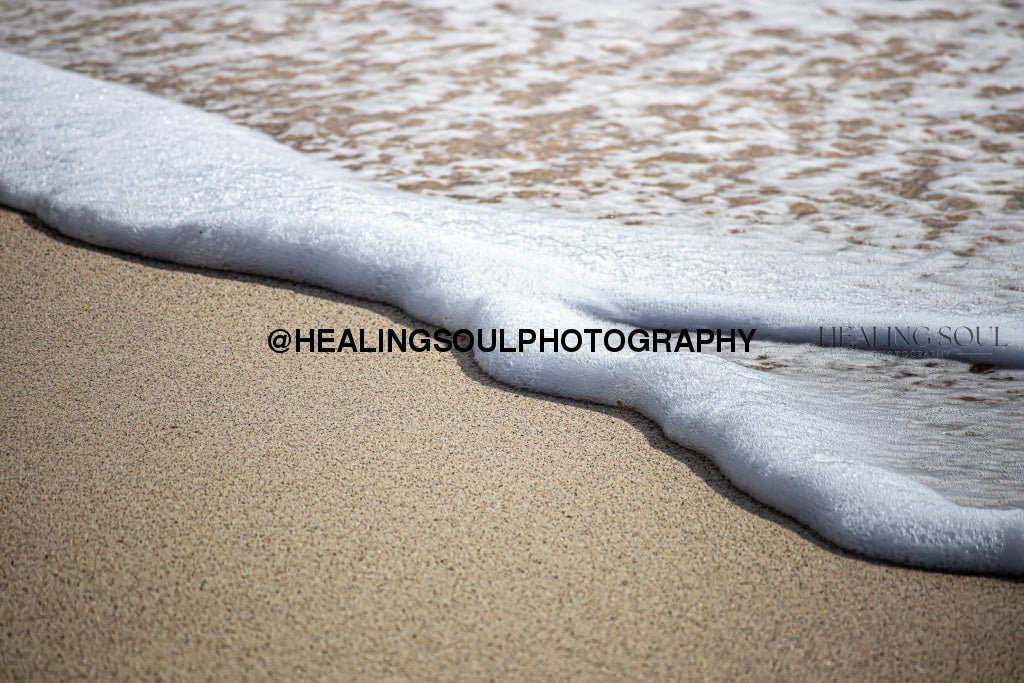 Walking The Line-16X24 White Glossy Metal Print